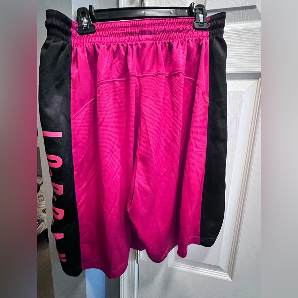 Red and Black Jordan Athletic Shorts